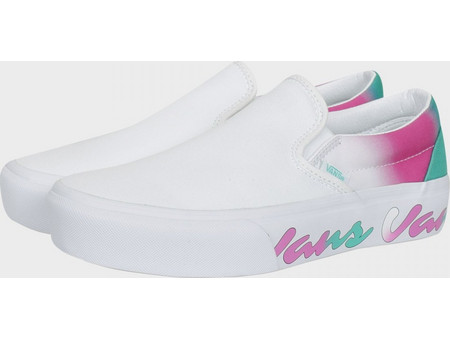 Vans Off The Wall UA Classic Slip-On Platform Λευκό