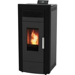 Alfa Plam Commo Hydro 21 Black Σόμπα Pellet Καλοριφέρ 21kW