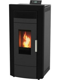 Alfa Plam Commo Hydro 21 Black Σόμπα Pellet Καλοριφέρ 21kW