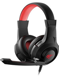 Havit H2031d Gaming Headset Over Ear Black Red