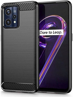 Θήκη Forcell Carbon για Realme 9, 9 Pro Plus Back Cover Black