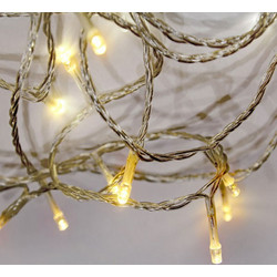 Adeleq 100 Χριστουγεννιάτικα Λαμπάκια LED Εξωτερικού Χώρου Θερμά Λευκά 30-111009