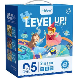 Παιδικό Puzzle Mideer Level Up 5 Fairy Tale World 99 + 120 + 130 Κομμάτια