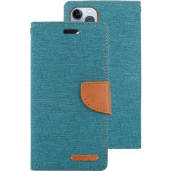GOOSPERY CANVAS DIARY CASE IPHONE 14 PRO MAX - GREEN