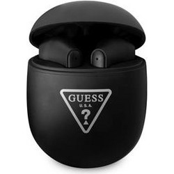 Guess Triangle Logo Ακουστικά Bluetooth In Ear Black