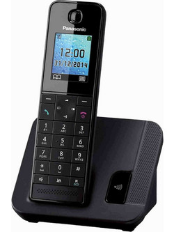 Panasonic KX-TGH210 Ασύρματο Τηλέφωνο με Ανοιχτή Ακρόαση Μαύρο