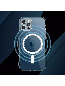 Compatible with Magsafe Silicone Back Cover Transparent (iPhone 13 mini)
