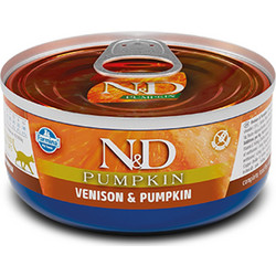 Farmina N&D Pumpkin Grain Free Adult with Venison & Pumpkin 70gr