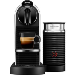 Nespresso Citiz Platinum Milk Stainless Steel Καφετιέρα Espresso για Kάψουλες Nespresso με Αφρογαλιέρα 19bar