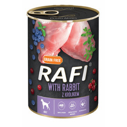 Dolina Noteci Rafi Adult Grain Free with Rabbit, Blueberry & Cranberry 400gr