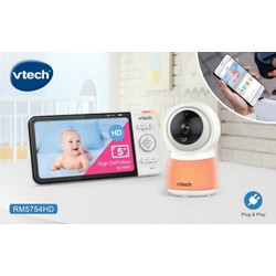 VTech RM5754HD Ασύρματη Ενδοεπικοινωνία Μωρού με Κάμερα & Οθόνη 5" WiFi και Αμφίδρομη Ομιλία