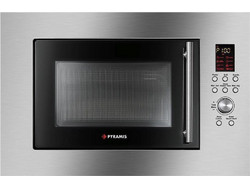 Pyramis 30 Εντοιχιζόμενος Φούρνος Μικροκυμάτων με Grill 23lt Inox
