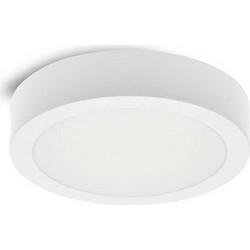PL LED ΠΑΝΕΛ ΣΤΡΟΓΓΥΛΟ ΕΞΩΤΕΡΙΚΟ 24W 220V ΛΕΥΚΟ ΦΩΣ 4000Κ VITO 2025240