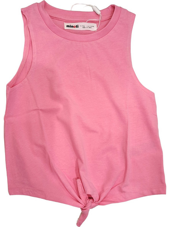 Minoti Παιδικό T-Shirt Αμάνικο Φούξια 14VEST2