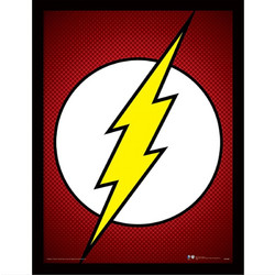 DC Comics (The Flash Symbol) Wooden Framed(30 x 40cm) - FP11206P