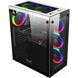 Armaggeddon Nimitz TR5000 White Gaming Midi Tower Κουτί Υπολογιστή με Πλαϊνό Παράθυρο