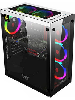 Armaggeddon Nimitz TR5000 White Gaming Midi Tower Κουτί Υπολογιστή με Πλαϊνό Παράθυρο
