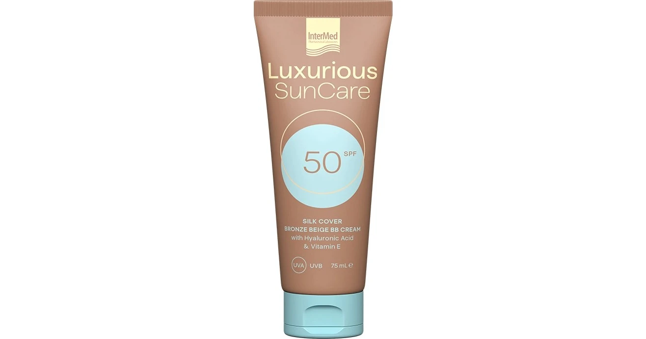 InterMed Luxurious Sun Care Silk Cover Bronze Αντηλιακή Κρέμα Προσώπου