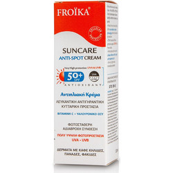 Froika SunCare Anti-Spot Αντηλιακή Κρέμα Προσώπου Αντιγηραντική Κατά των Πανάδων SPF50+ 30ml