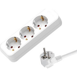 ΠΟΛΥΠΡΙΖΟ 3 ΘΕΣΕΩΝ ΜΕ ΚΑΛΩΔΙΟ 3X1,5mm 5m ΜΕ ΠΡΟΣΤΑΣΙΑ ΕΠΑΦΩΝ