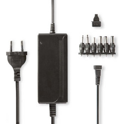 Nedis Φορτιστής Laptop 36W 15V 3A με Αποσπώμενο Καλώδιο Τροφοδοσίας & Σετ Βυσμάτων ACPA004