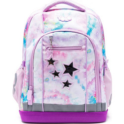 Yolo Tie Dye Stars Σχολική Τσάντα Πλάτης Δημοτικού Ροζ 11104