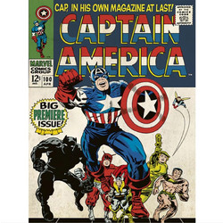 Marvel Captain America (Premier) Canvas Print 30 x 40cm - DC92202