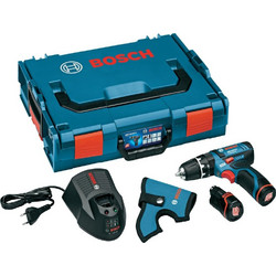 Bosch GSB 06019B6906 Κρουστικό Δραπανοκατσάβιδο Μπαταρίας 10.8V 2x2Ah