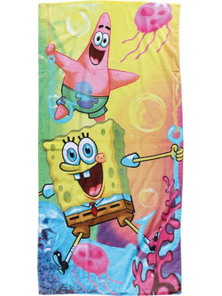 Das Home Spongebob Παιδική Πετσέτα Θαλάσσης Πολύχρωμη 70x140cm 5867