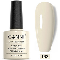 Canni 163 Whitesmoke Ημιμόνιμο Βερνίκι Νυχιών 7.3ml