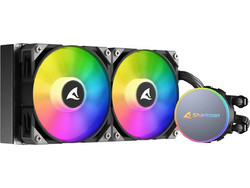 Sharkoon S70 240 Υδρόψυξη CPU 120mm ARGB για Socket AM2 / AM2+ / AM3 / AM3+ / FM1 / FM2 / 115x / 1366 / 2011 / 2066 / 2011-3 / AM4 / TR4 / 1200 / sTRX4 / 1700 / AM5