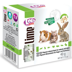 Lolo Pets Πέτρα Τρωκτικών με Ποπ-Κορν Lime 40gr