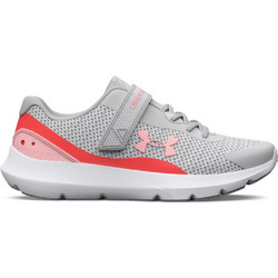 Under Armour Surge 3 AC Παιδικά Αθλητικά Παπούτσια για Τρέξιμο Γκρι 3025014-106