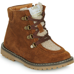 GBB Loubelle Παιδικά Αρβυλάκια Καφέ Suede με Φερμουάρ AI316-44