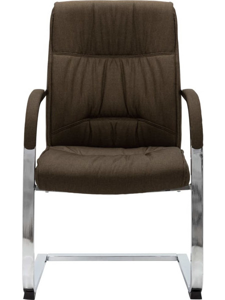 Καρέκλα Γραφείου Πρόβολος Καφέ Υφασμάτινη