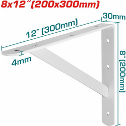TOTAL ΓΩΝΙΑ Β.Τ ΛΕΥΚΗ 20 Χ 30cm (THDSB0812)