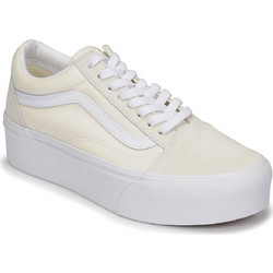 Vans Old Skool Stackform Γυναικεία Sneakers Flatforms Εκρού VN0009PZCCZ