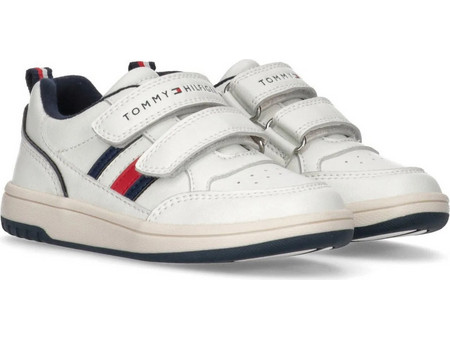 Tommy Hilfiger Παιδικά Sneakers Λευκά T3B9-33101-1355-530