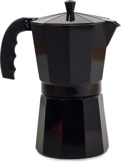 Καφετιέρα για Espresso μπρίκι από αλουμίνιο για 12 φλυτζάνια καφέ, 600ml, 12.5x12.5x24 cm - Aria Trade