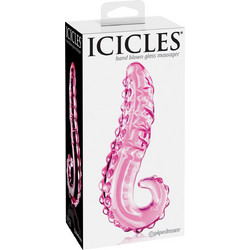 Pipedream Icicles No 24 Γυάλινο Dildo 15cm Ροζ