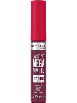 Rimmel London Lasting Mega Matte 940 Rock Me Purple Long Lasting Liquid Κραγιόν 7.4ml