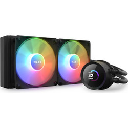 NZXT Kraken 240 Black Υδρόψυξη CPU 120mm RGB για Socket 115x / AM4 / TR4 / 1200 / sTRX4 / 1700 / AM5