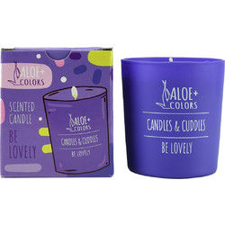 Aloe+ Colors Scented Soy Candle Be Lovely Αρωματικό Κερί Σόγιας σε Βάζο με Άρωμα Καραμέλα & Πικραμύγδαλο 220gr