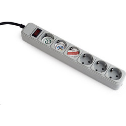 Gembird Surge protector 6 sockets 1.8m SPG6-B-6C