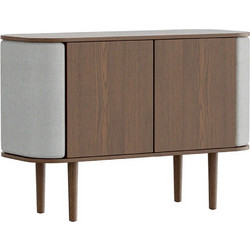 Μπουφές Treasures Horizons S 5774C711-03 109x43x75cm Dark Oak-Light Grey Umage Ατσάλι,Ξύλο