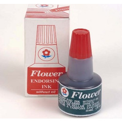Μελάνι για Ταμπόν Flower Κόκκινο 30ml