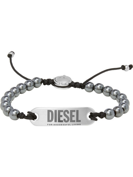 Diesel Ανδρικό Βραχιόλι από Ατσάλι Ασημί DX1359040