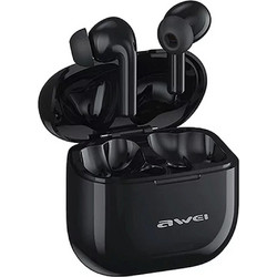 Awei T1 Pro Ακουστικά Bluetooth In Ear Ανθεκτικά στο Νερό Black