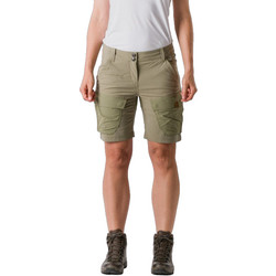 NORTHFINDER KYLIE BE-4357AD-263 GREENGREY Women's hybrid stretch shorts adventure cargo