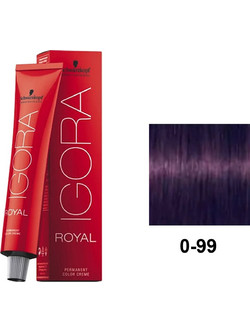 Schwarzkopf Igora Royal 0-99 Βιολέ Mixtone Ενισχυτικό Βαφής Μαλλιών 60ml